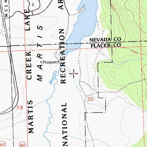 Topographic Map of Old Joerger Ranch, CA