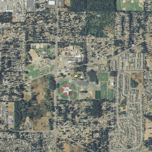 Aerial/Satellite Image of Lacey Fire District 3 Station 34, WA