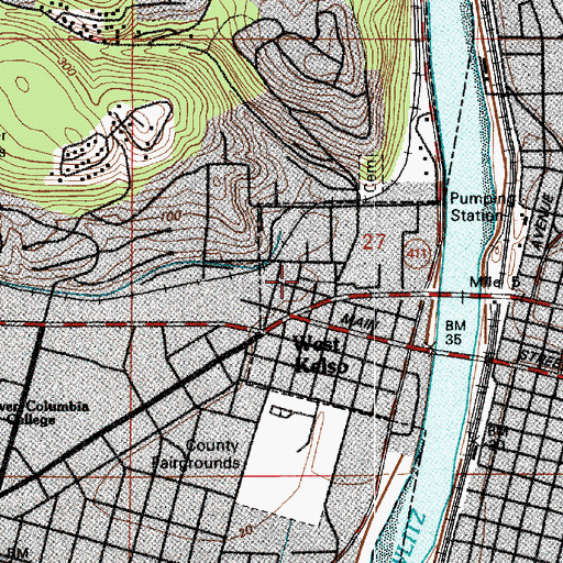 Topographic Map of American Medical Response, WA