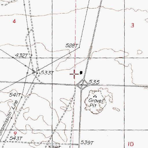 Topographic Map of Department of Energy Hanford Site - Hanford Fire Department Station 91, WA