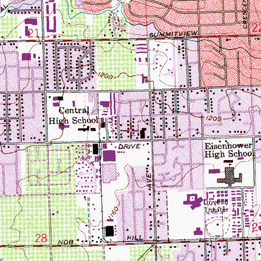 Topographic Map of American Medical Response, WA
