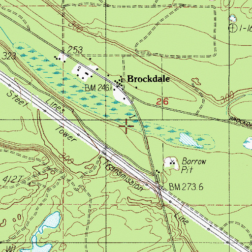 Topographic Map of Mason County Medic One Ambulance Service, WA