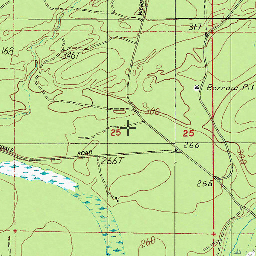 Topographic Map of Mason County Fire District 9, WA