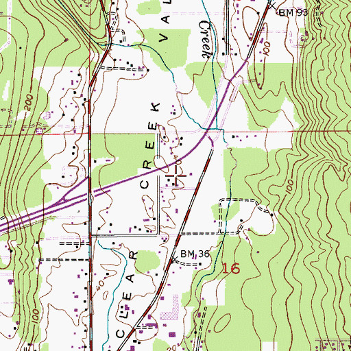 Topographic Map of Central Kitsap Fire and Rescue Station 51 Silverdale, WA