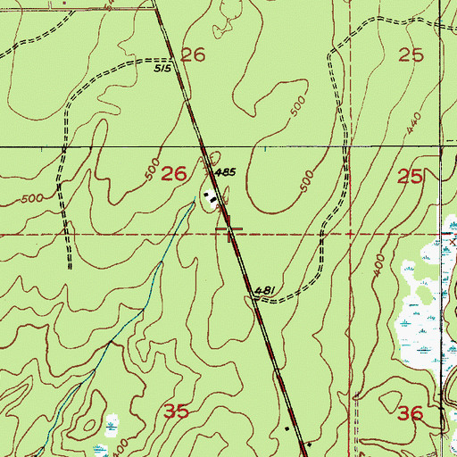 Topographic Map of Central Kitsap Fire and Rescue Station 56 Seabeck / Nicholas, WA