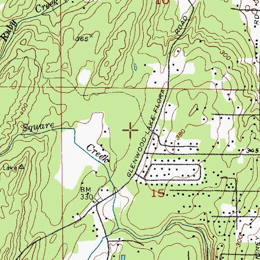 Topographic Map of South Kitsap Fire and Rescue Station 17 Glenwood, WA