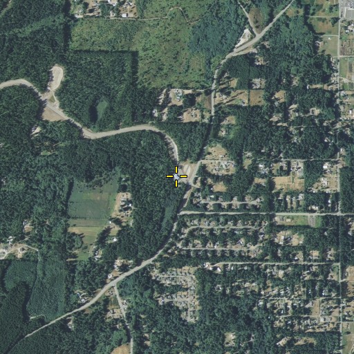 Aerial/Satellite Image of South Kitsap Fire and Rescue Station 17 Glenwood, WA