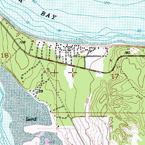Topographic Map of North Kitsap Fire and Rescue Station 89 Hansville, WA