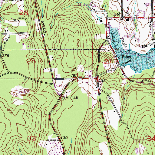 Topographic Map of Bainbridge Island Ambulance Association, WA