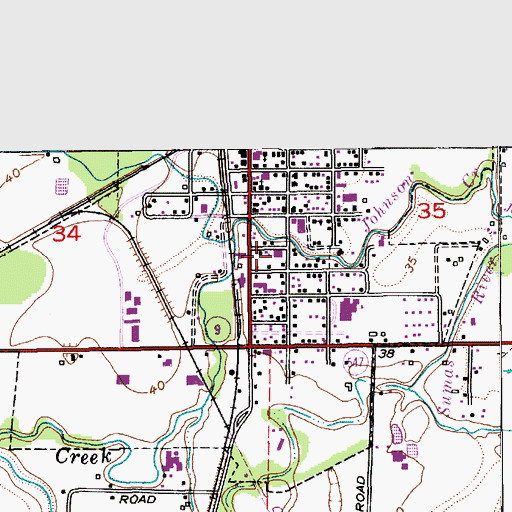 Topographic Map of Whatcom County Fire District 14 Station 91 Sumas, WA