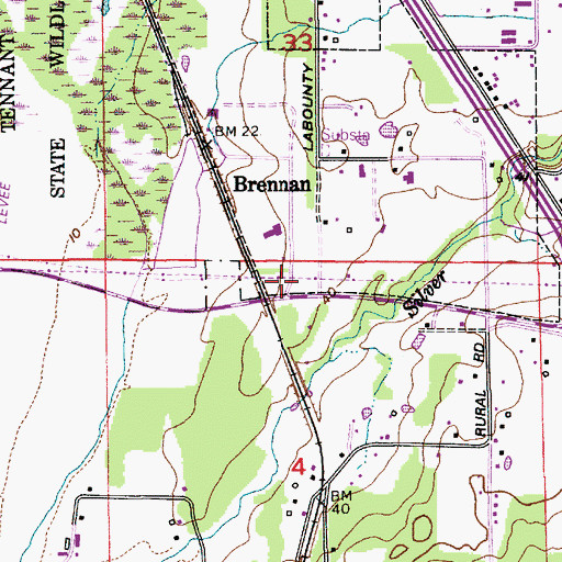 Topographic Map of Cascade Ambulance Service, WA
