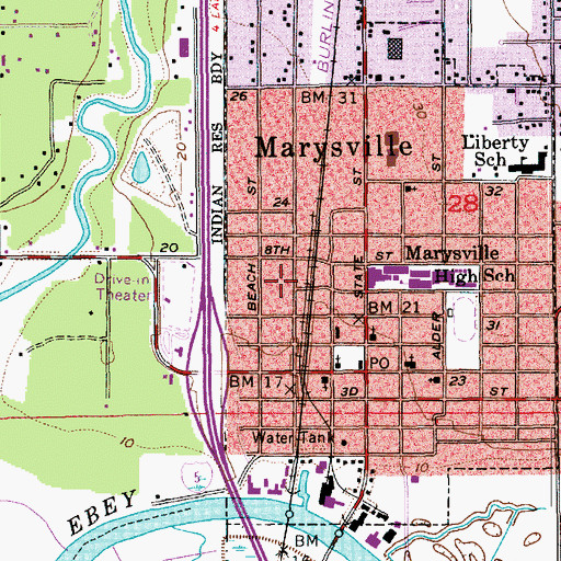 Topographic Map of Northwest Ambulance Critical Care Transport, WA