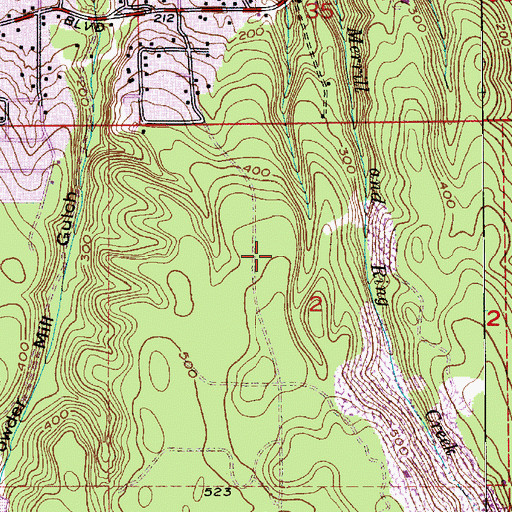 Topographic Map of Rural/Metro of Washington, WA