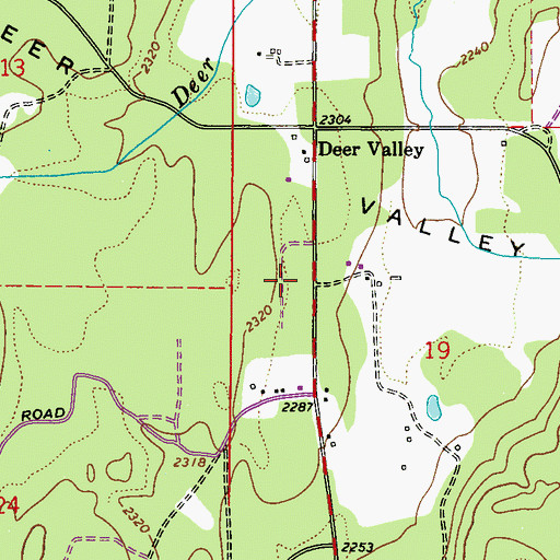 Topographic Map of South Pend Oreille Fire and Rescue Station 32 - Sacheen Lake, WA
