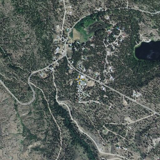 Aerial/Satellite Image of Spokane Tribal Ambulance, WA