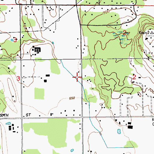 Topographic Map of King County Medic One, WA