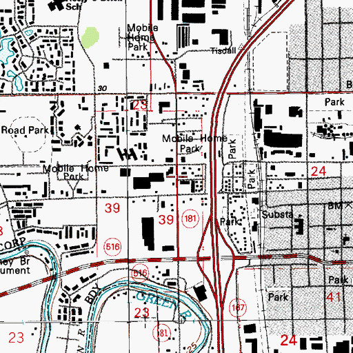 Topographic Map of Tri - Med Ambulance, WA