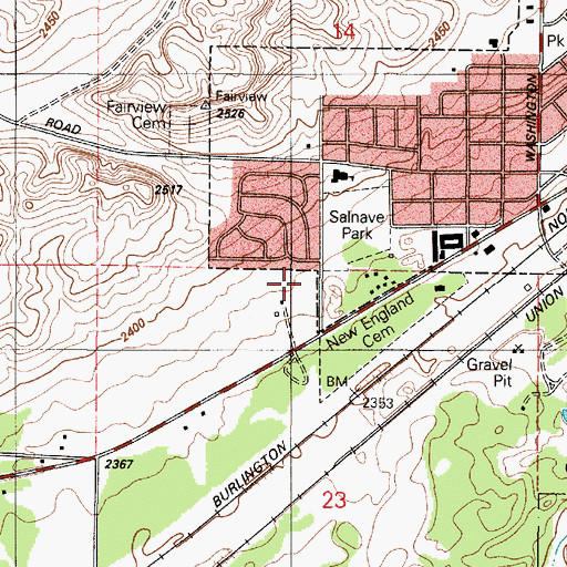 Topographic Map of Spokane County Fire District 3 Station 31, WA