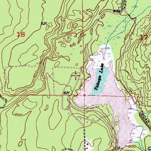 Topographic Map of Central Kitsap Fire and Rescue Station 55 - Lake Tahuyeh, WA