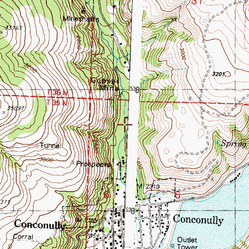Topographic Map of Okanogan County Fire District 9, WA