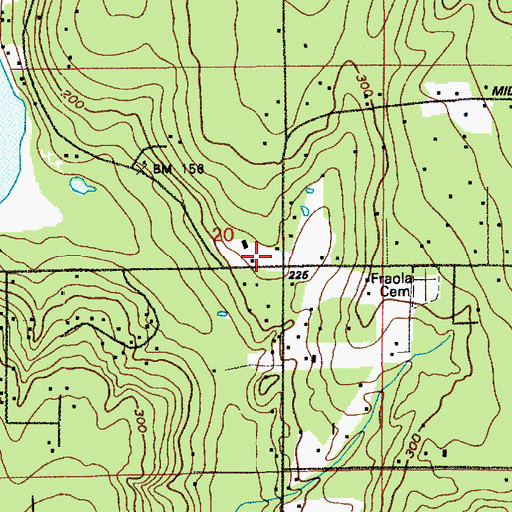 Topographic Map of South Kitsap Fire and Rescue Station 12 Olalla, WA