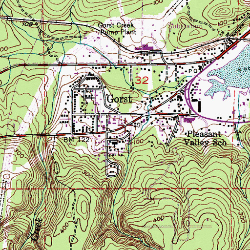 Topographic Map of South Kitsap Fire and Rescue Station 16 Gorst, WA