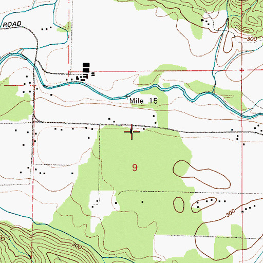 Topographic Map of Thurston County Fire District 12 Tenino Fire Department Station 12 - 3, WA