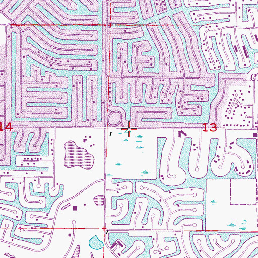 Topographic Map of Punta Gorda Fire Department Station 3, FL