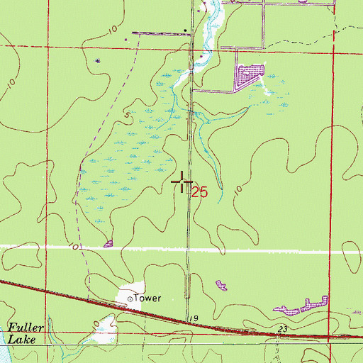 Topographic Map of South Walton Fire District Station 4, FL