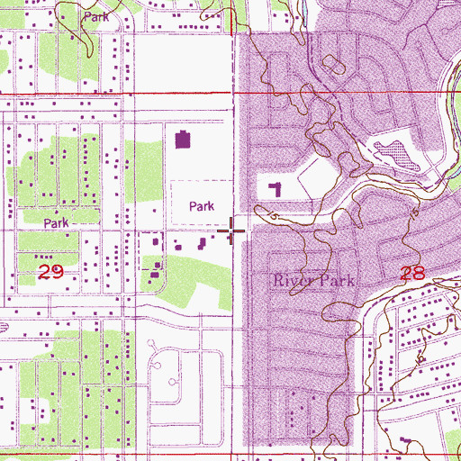 Topographic Map of Saint Lucie County Fire District Station 3, FL