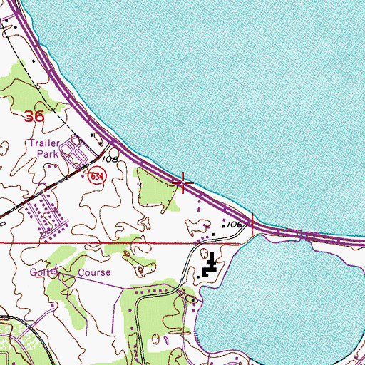 Topographic Map of Sebring Fire Department Station 15, FL