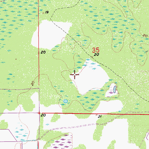 Topographic Map of Fort Myers Fire and Rescue Station 5, FL