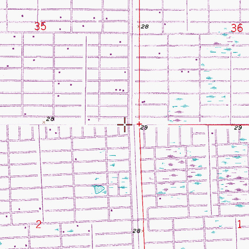 Topographic Map of Lehigh Acres Fire Control and Rescue Station 104, FL