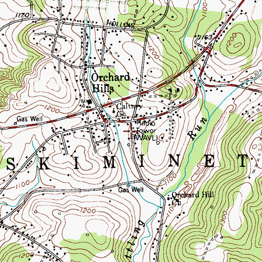 Topographic Map of Kiski Township Fire Department 1 Company 140, PA