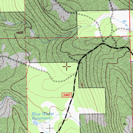 Topographic Map of Pat Morris Station, CA