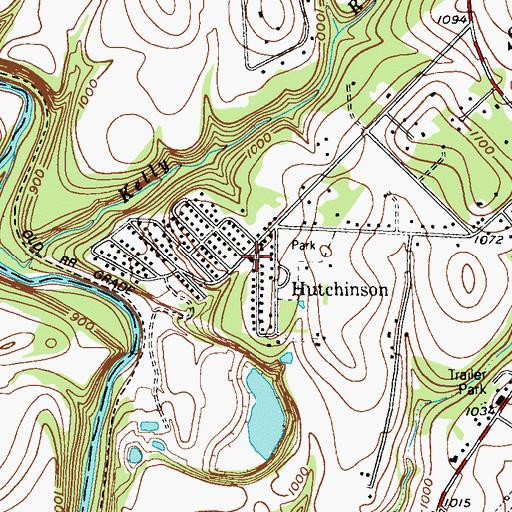 Topographic Map of Sewickley Township Volunteer Fire Company 4, PA