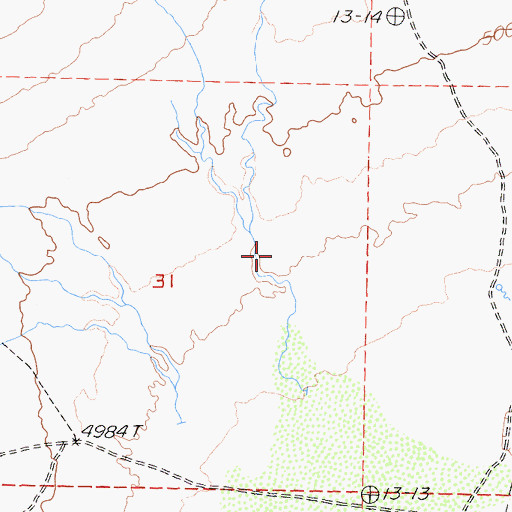Topographic Map of Payson Canyon, CA
