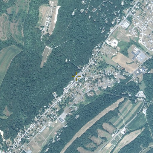 Aerial/Satellite Image of Huntingdon Regional Fire and Rescue Department 65 Station 6, PA