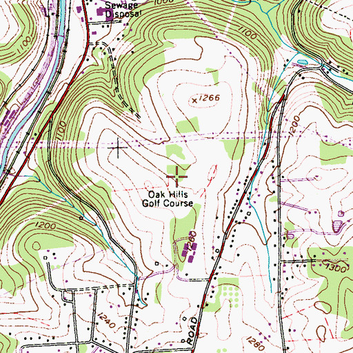 Topographic Map of Butler Community College Public Safety Training Center, PA