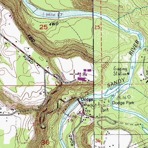 Topographic Map of Stargazer Field, OR