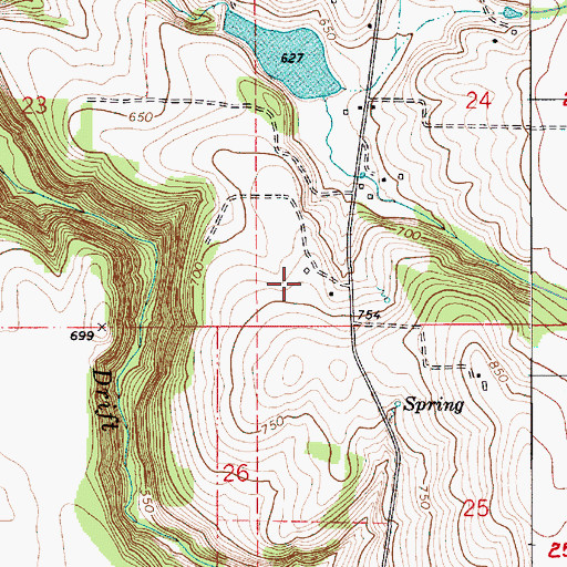 Topographic Map of Iron Crown Airport, OR