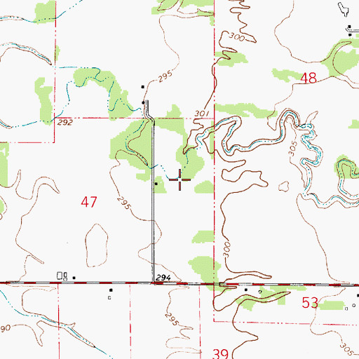 Topographic Map of J & J Airport, OR