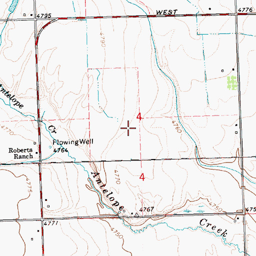 Topographic Map of Farr Airport, OR