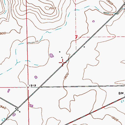 Topographic Map of Wapinitia Airport, OR
