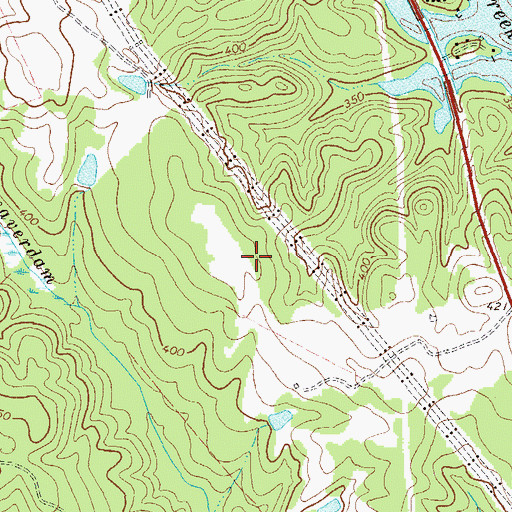 Topographic Map of Deerfield Landing, GA