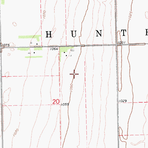 Topographic Map of Richtsmeier Airport, ND