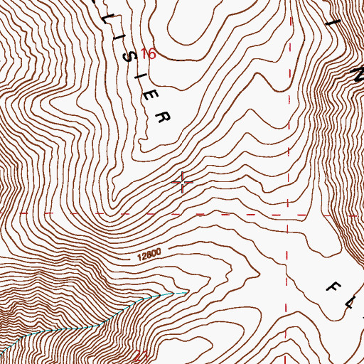 Topographic Map of Pellisier Flats, CA