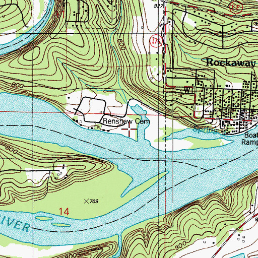 Topographic Map of Camp Leal (historical), MO