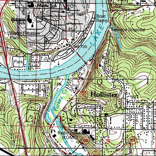 Topographic Map of Presbyterian Assembly (historical), MO