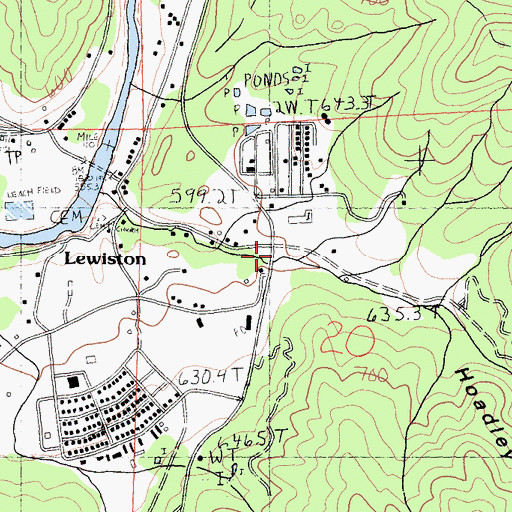 Topographic Map of Phillips Gulch, CA